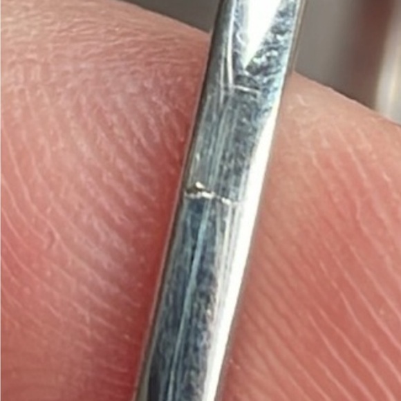 STERLING SILVER CLIP BANGLE WITH RHINESTONE PAVE SETTING - Picture 16 of 16